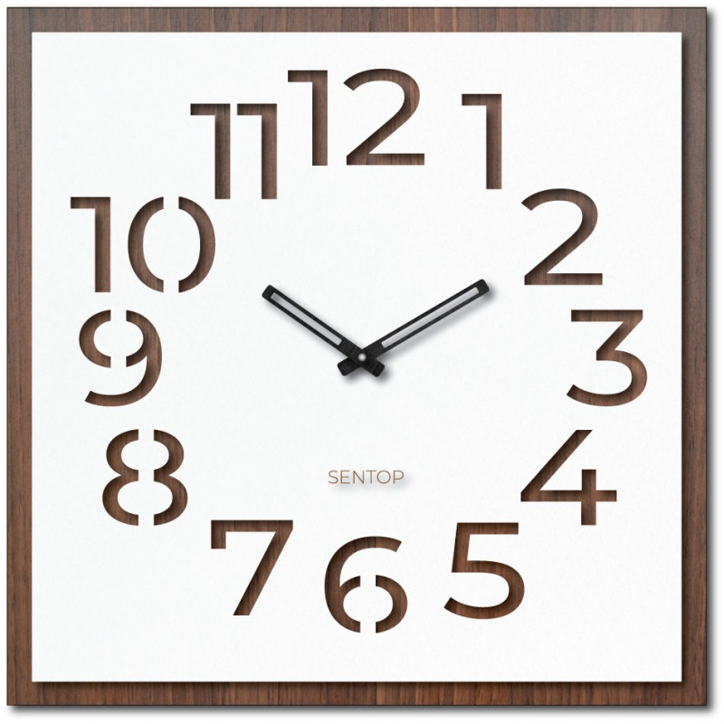 Wooden wall clock - Sentop | HDFK024 | walnut...