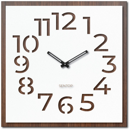 Wooden wall clock - Sentop | HDFK024 | walnut wenge