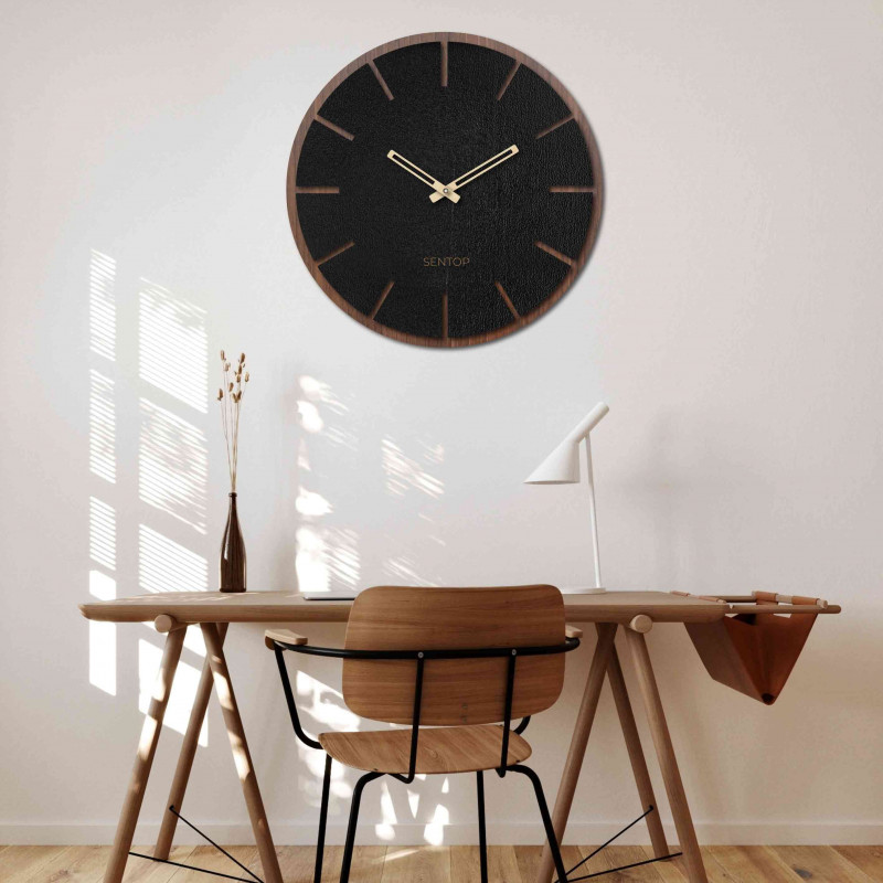 Wooden wall clock - Sentop | HDFK026 | wenge nut