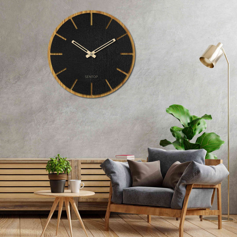 Wooden wall clock - Sentop | HDFK026 | Oak
