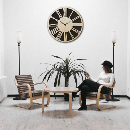 Wooden wall clock Roman numerals - Sentop | HDFK029 | maple