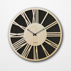 Wooden wall clock Roman numerals - Sentop | HDFK029 | maple 2