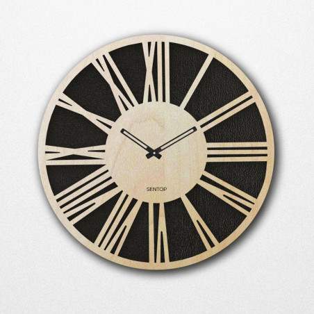 Wooden wall clock Roman numerals - Sentop | HDFK029 | maple
