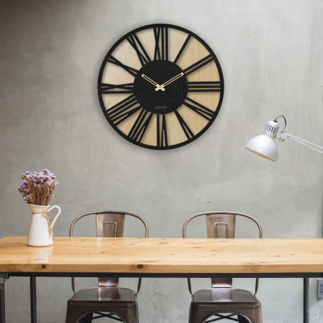 Wooden wall clock Roman numerals - Sentop | HDFK029 | maple