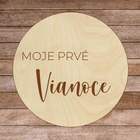 Wooden Milestone - My First Christmas 1 pcs