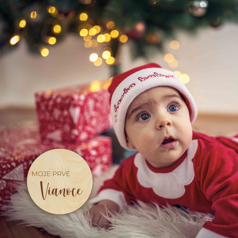 Wooden Milestone - My First Christmas 1 pcs