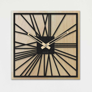 Wooden wall clock - JAVOR 2