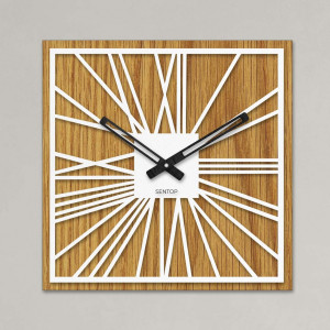 Wooden wall clock - Sentop | HDFK031 | Oak 2