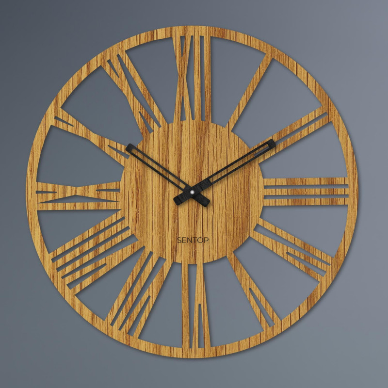 Clock on the wall of Roman numerals - Sentop |...