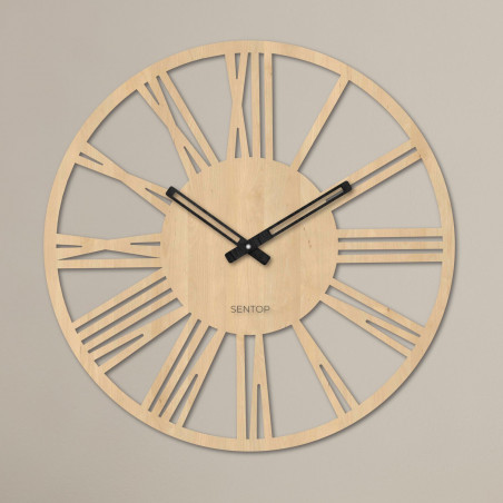 Clock on the wall of Roman numerals - Sentop | HDFK035 | wooden