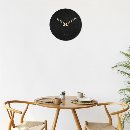 Wooden wall clock - maple, oak, walnut, beech