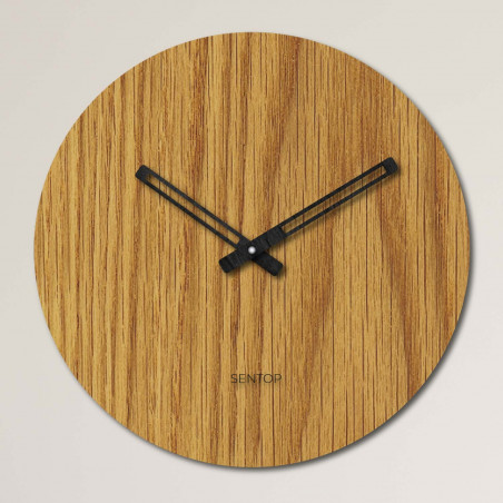 Wooden wall clock - maple, oak, walnut, beech