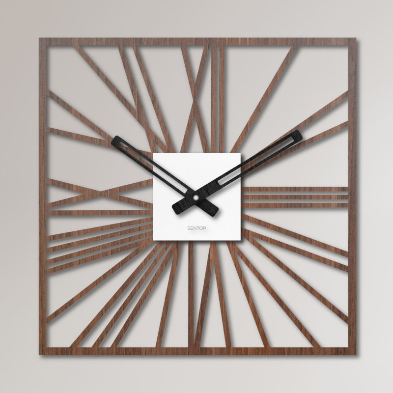 Wooden wall clock | HDFK038 | wenge walnut