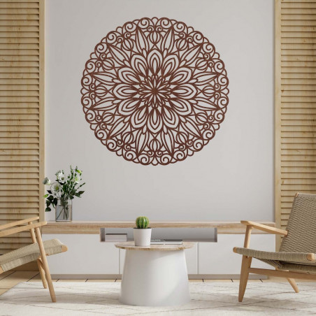 Laser Cut Plywood Mandala: Wood Wall Art Decor - SOFIS
