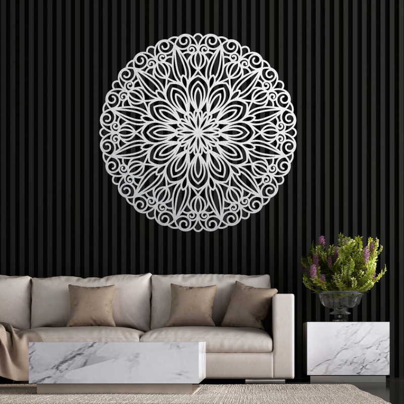 Laser Cut Plywood Mandala: Wood Wall Art Decor...