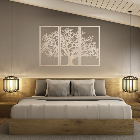 Three-piece wall decoration tree - SKOMBER