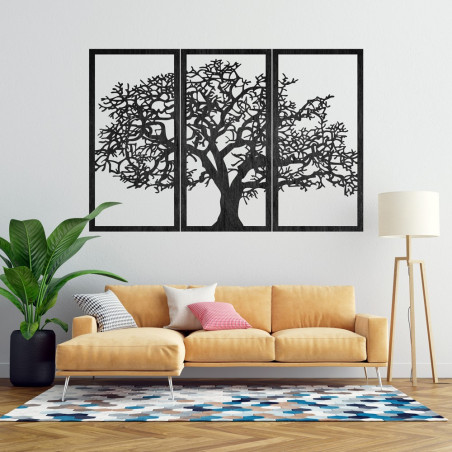 Three-piece wall decoration tree - SKOMBER