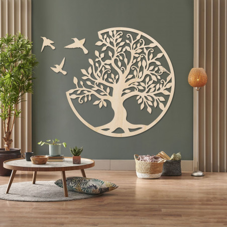 Wooden painting - Tree of Life and Freedom Wooden painting - Tree of Life and Freedom