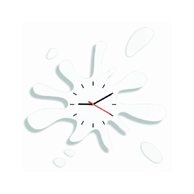 Dimension of the X-momo wall clock. Design wall clock made of PMMA