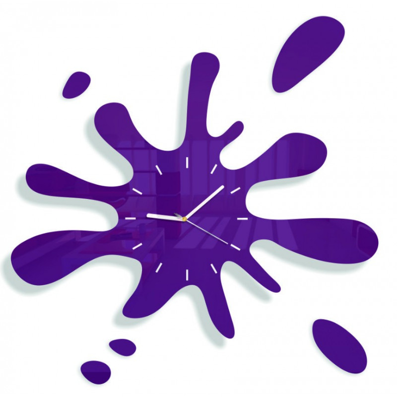 Dimension of the X-momo wall clock. Design wall clock made of PMMA