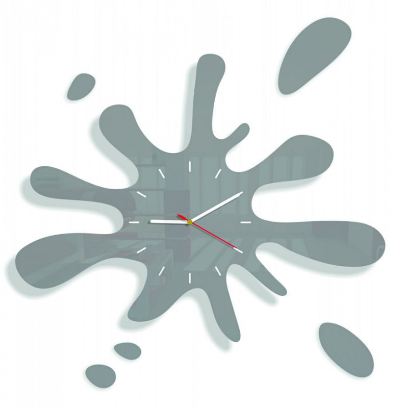 Dimension of the X-momo wall clock. Design wall clock made of PMMA