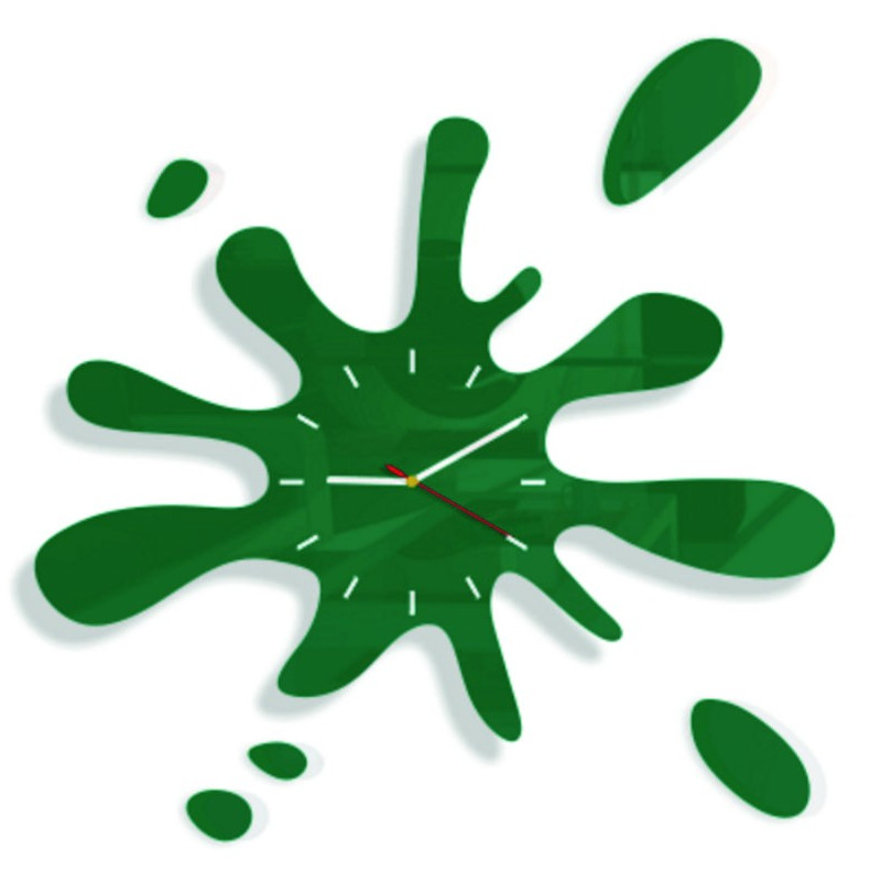 Dimension of the X-momo wall clock. Design wall clock made of PMMA