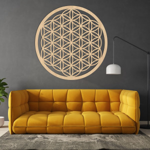 Wooden wall mandala Flower of Life - PERTON 2