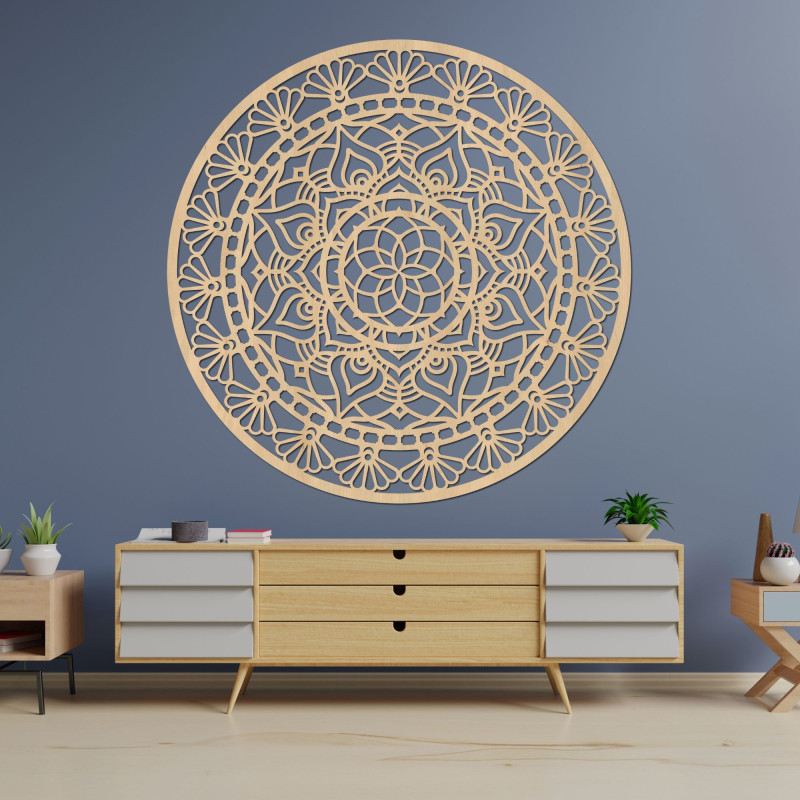 Drevená Mandala – Kvet života