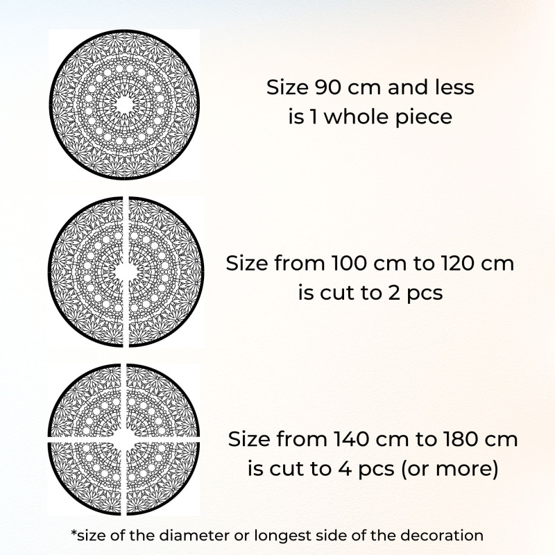 Wooden mandala for wall - Poet