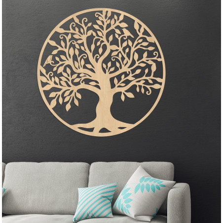 Wall painting Tree of Life | Unique decoration for the living room