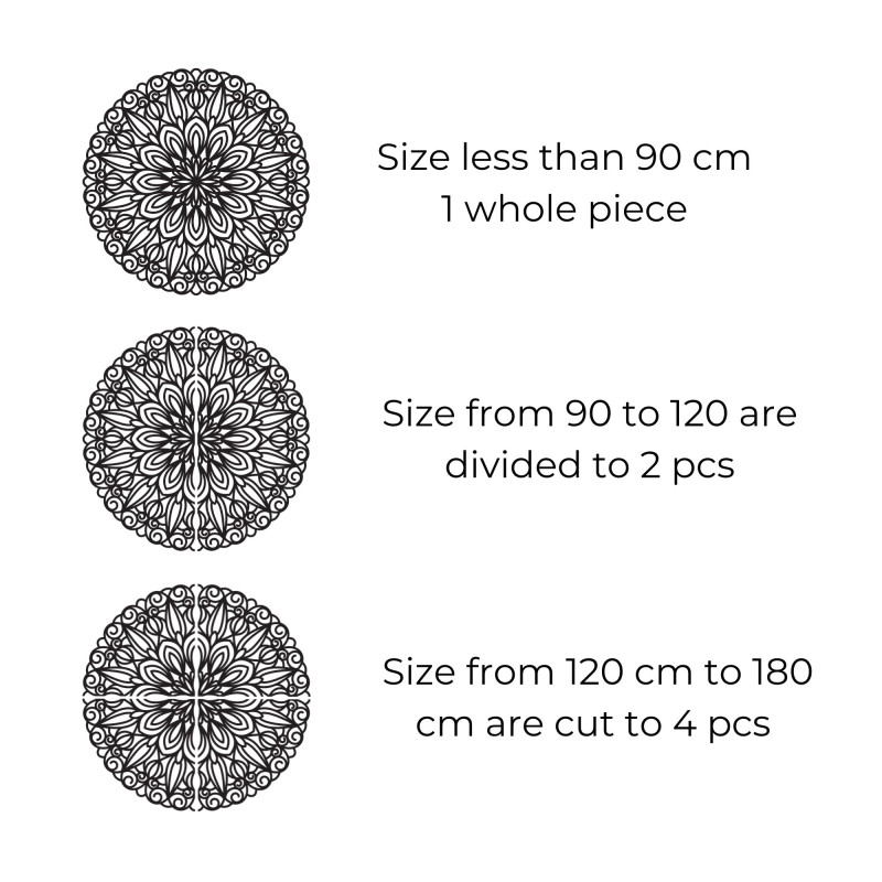Laser Cut Plywood Mandala: Wood Wall Art Decor...