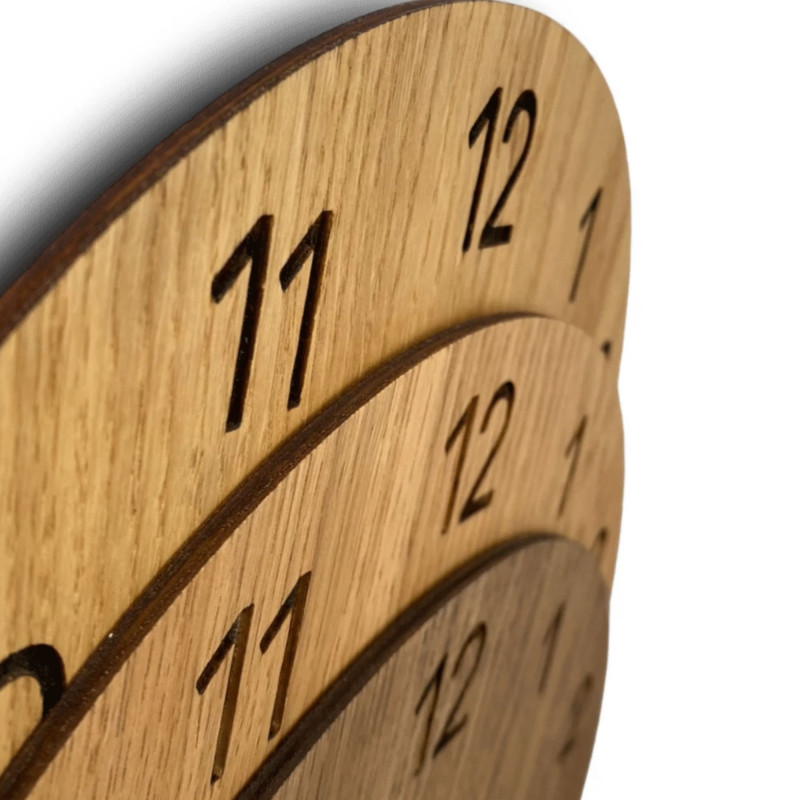 pattern, Wooden clock for the living room