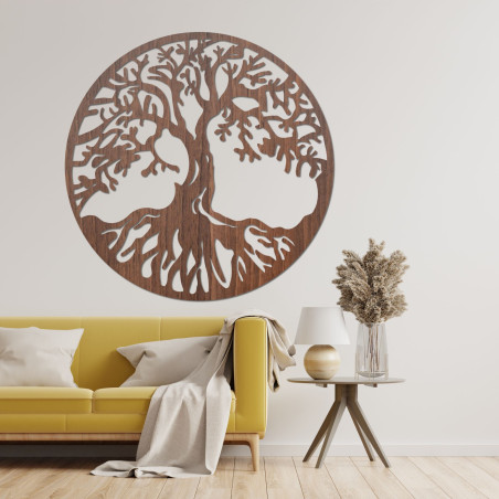 Wooden tree of life painting for a cozy home - ROMNI Wooden tree of life painting for a cozy home - ROMNI