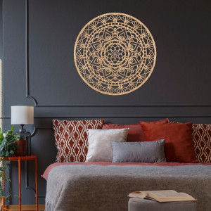 Wooden mandala for wall - Aura Design 2