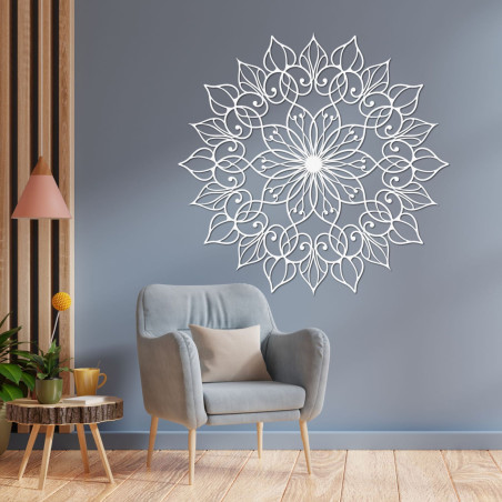 Wooden Mandala Wall Art Grand Flower of Life Decoration - RATTRAJ