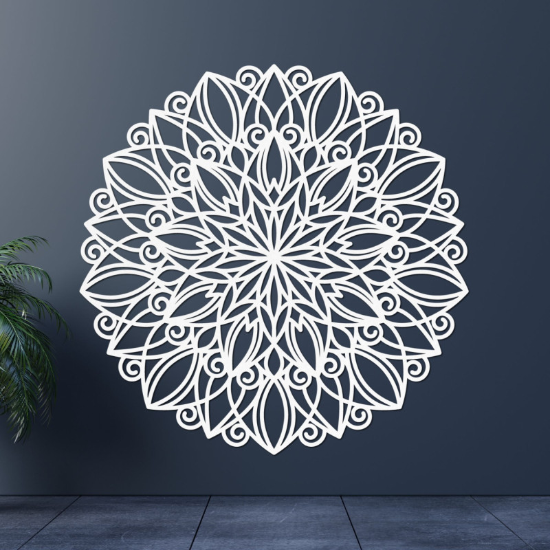 Mandala na stenu – symbol rovnováhy a krásy