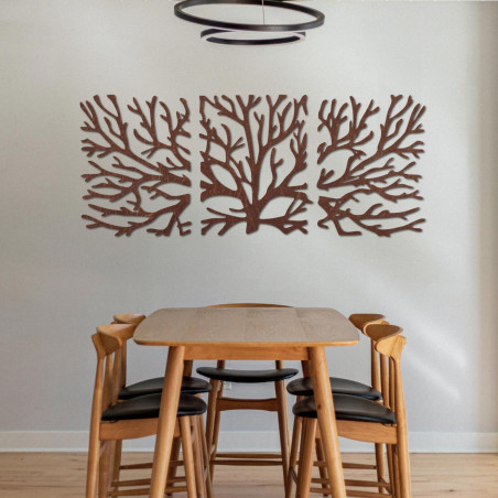 Three-piece wall decoration branches - MAVAMF