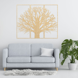 Three-part stylized tree painting - Natural inspirations... 2