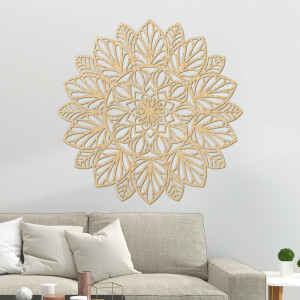 Wooden mandala flower of life wall art. 2