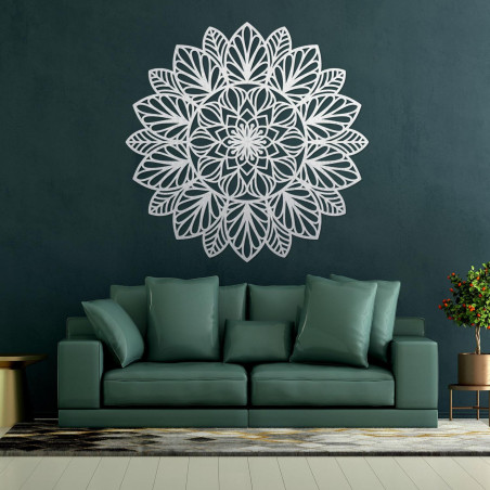 Wooden mandala for wall flower of life - FRIHETI