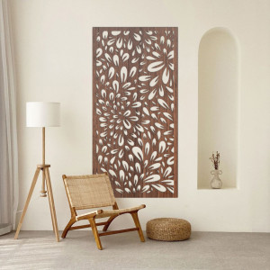 Wooden wall picture flower - ANIA 2