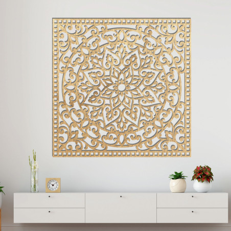 Art wall painting symphony of wooden patterns Art wall painting symphony of wooden patterns