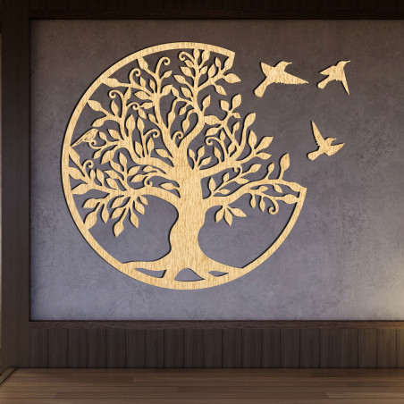 Tree of Life with flying birds - LORA