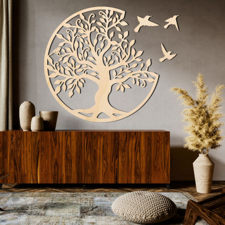 Tree of Life with flying birds - LORA