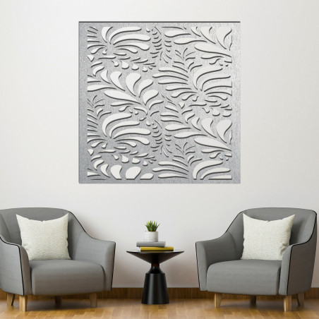 Carved wooden picture for wall - HERBA