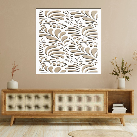 Carved wooden picture for wall - HERBA