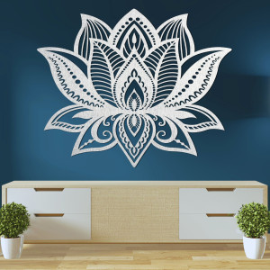 Wall decoration wooden flower mandala - COR LUCIS