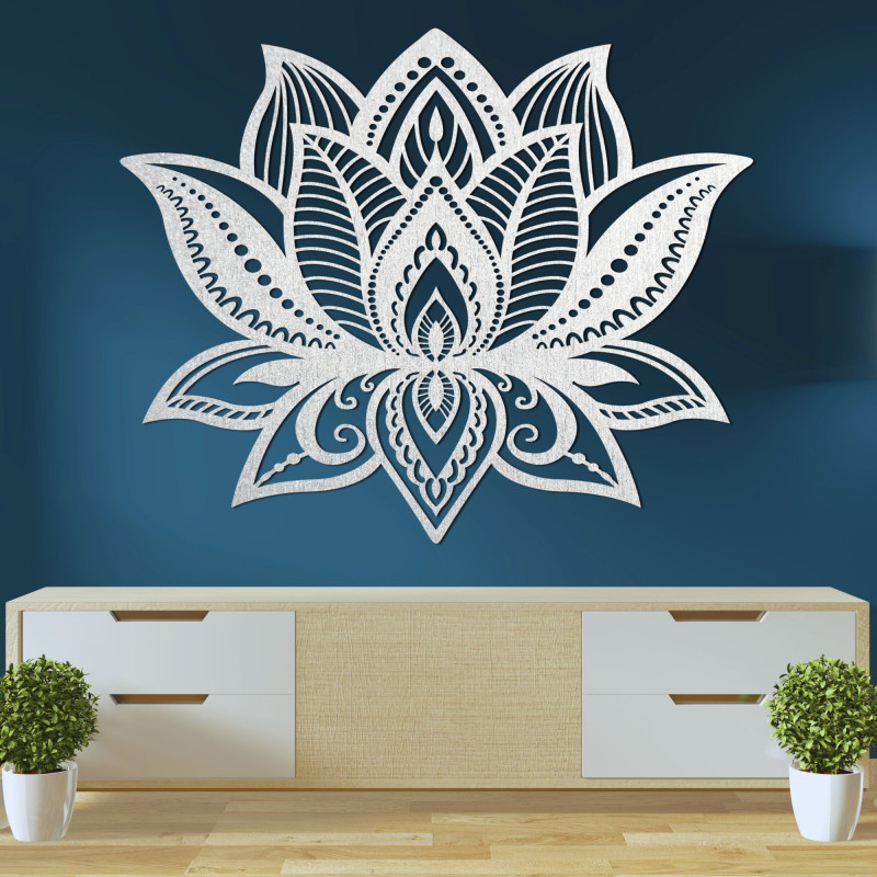 Wall decoration wooden flower mandala - COR LUCIS