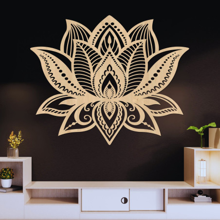 Wooden mandala wall decoration - FLORALIS Wooden mandala wall decoration - FLORALIS
