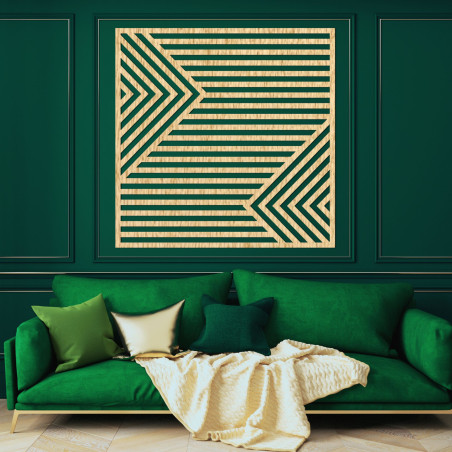 Wooden wall decoration - PRISMA Wooden wall decoration - PRISMA